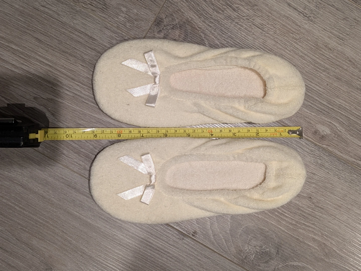 Cream Ballet Slippers - Size S - photo 3