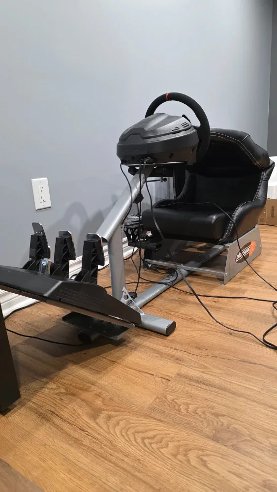 Playseat Racing Seat with Thrustmaster Ferrari Wheel image indicator(4)