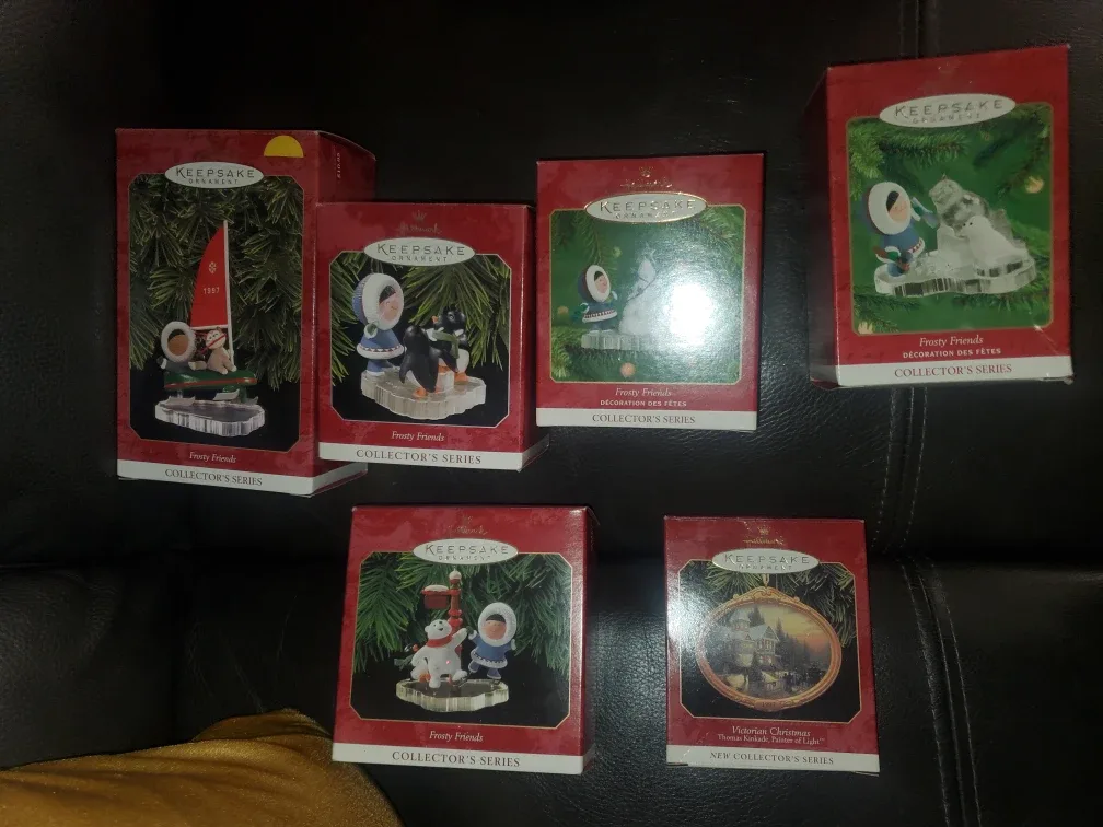 68 Hallmark Ornaments from 70' 80'- Collector's Series image indicator(3)