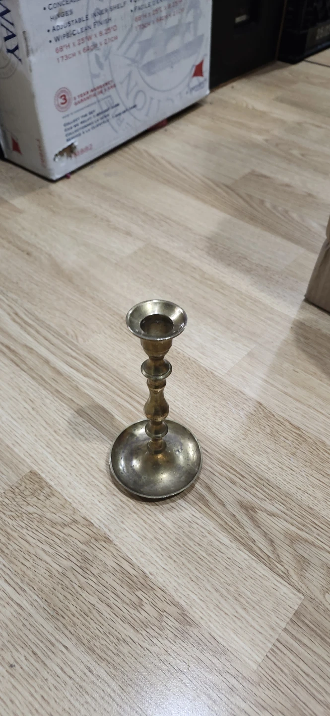 Vintage Brass Candlestick Holder