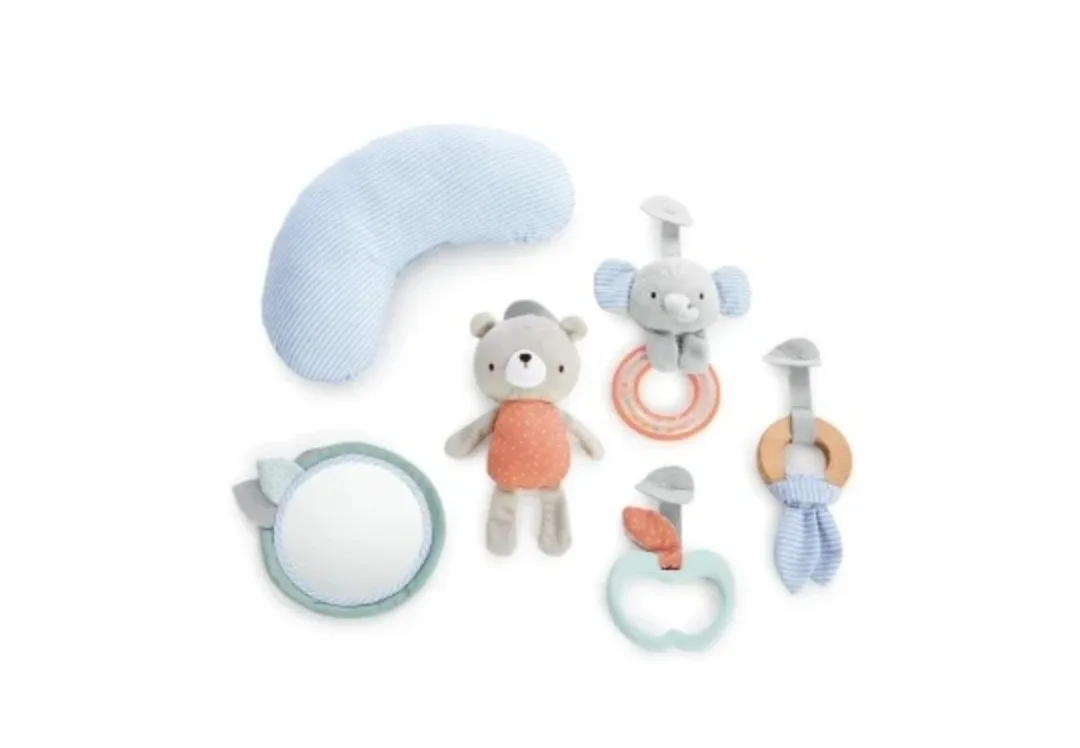 Wooden Baby Walker and Ingenuity cozy gym image indicator(5)