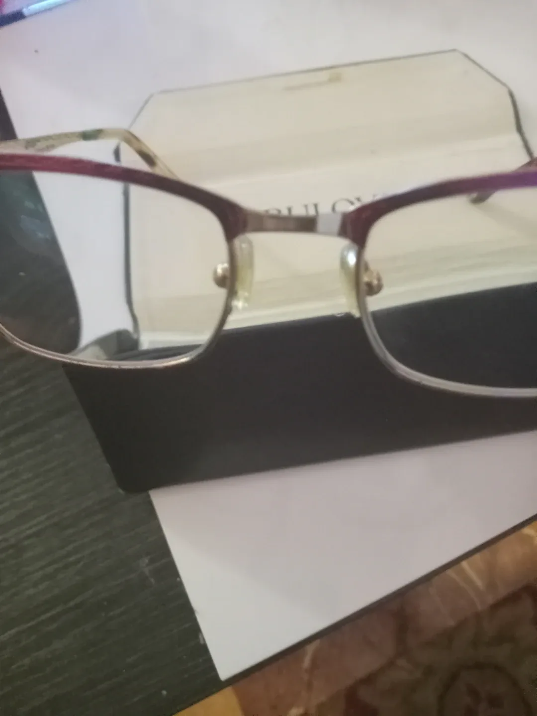 Bulova Eyeglasses,lens is 250 to 300 image indicator(8)