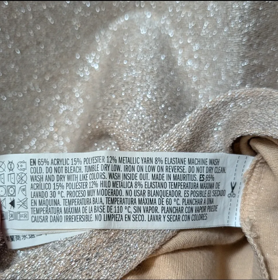 Forever 21 Small Champagne Short Sleeve Top #cleanout image indicator(4)