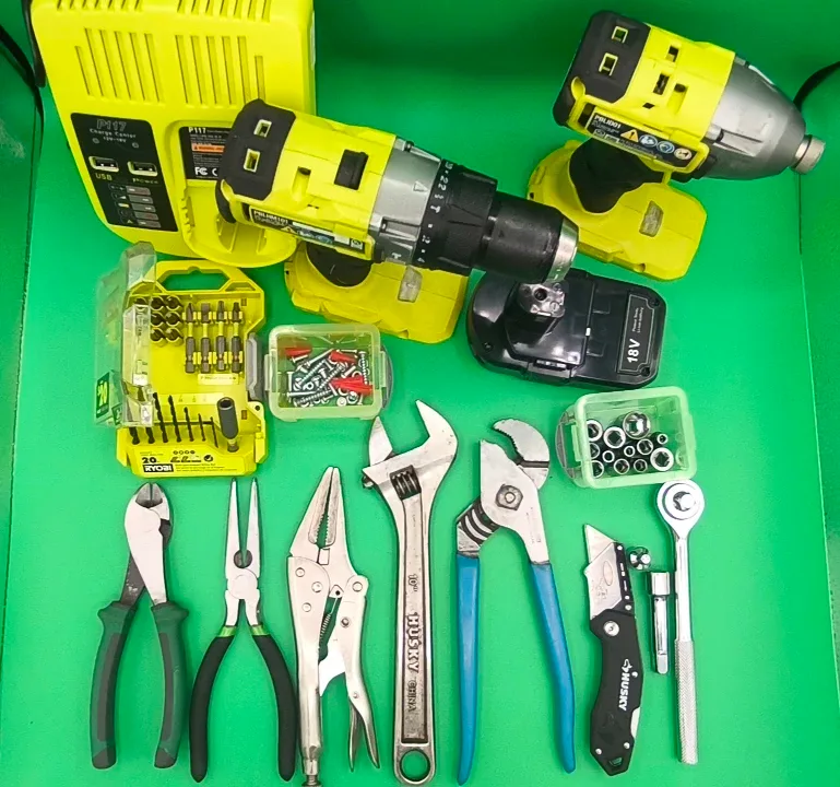 SafeSense™ Ryobi Brushless Kit | PBLHM101 Hammer Drill + PBLID01 image indicator(2)