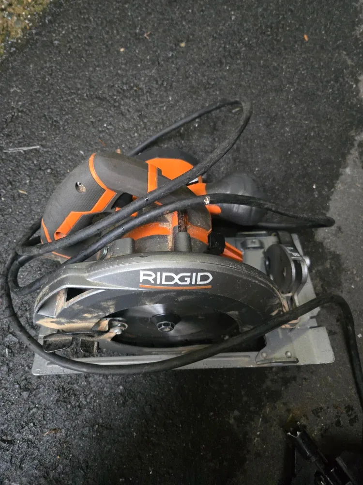 DeWalt Nail Gun and Ridgid Circular Saw