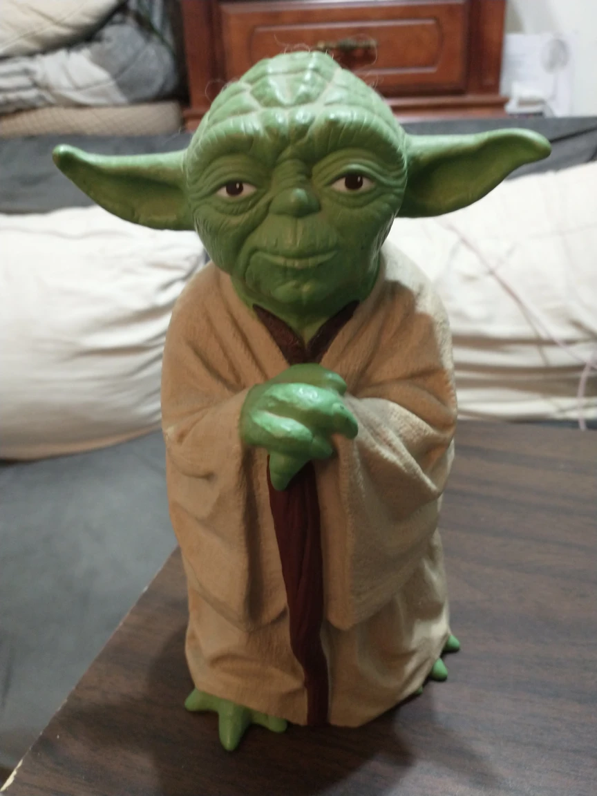 Unique 8" Star Wars rubber figure of Yoda - photo 2