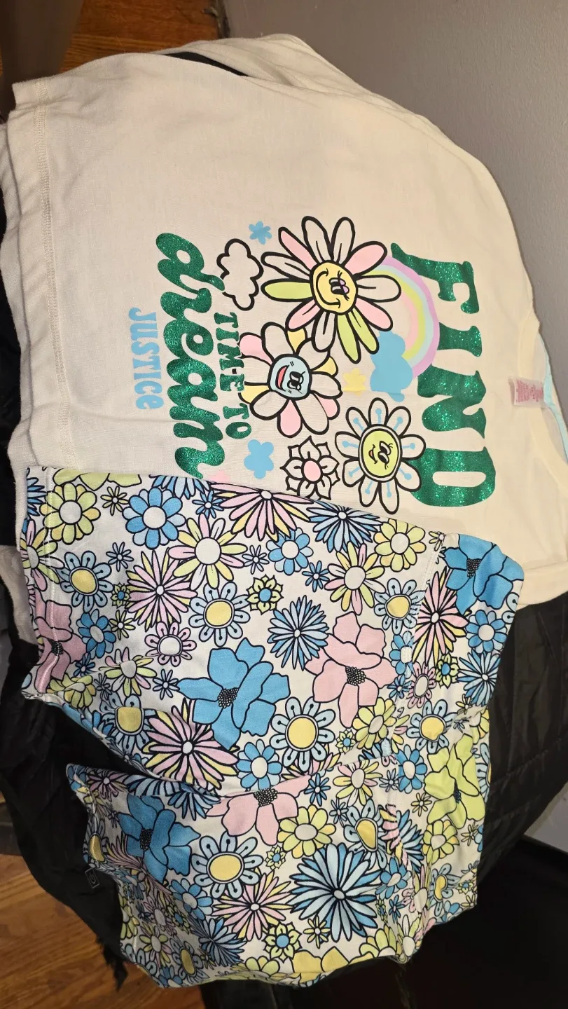 Justice Girls Size sleep set M 10 #Cleanout