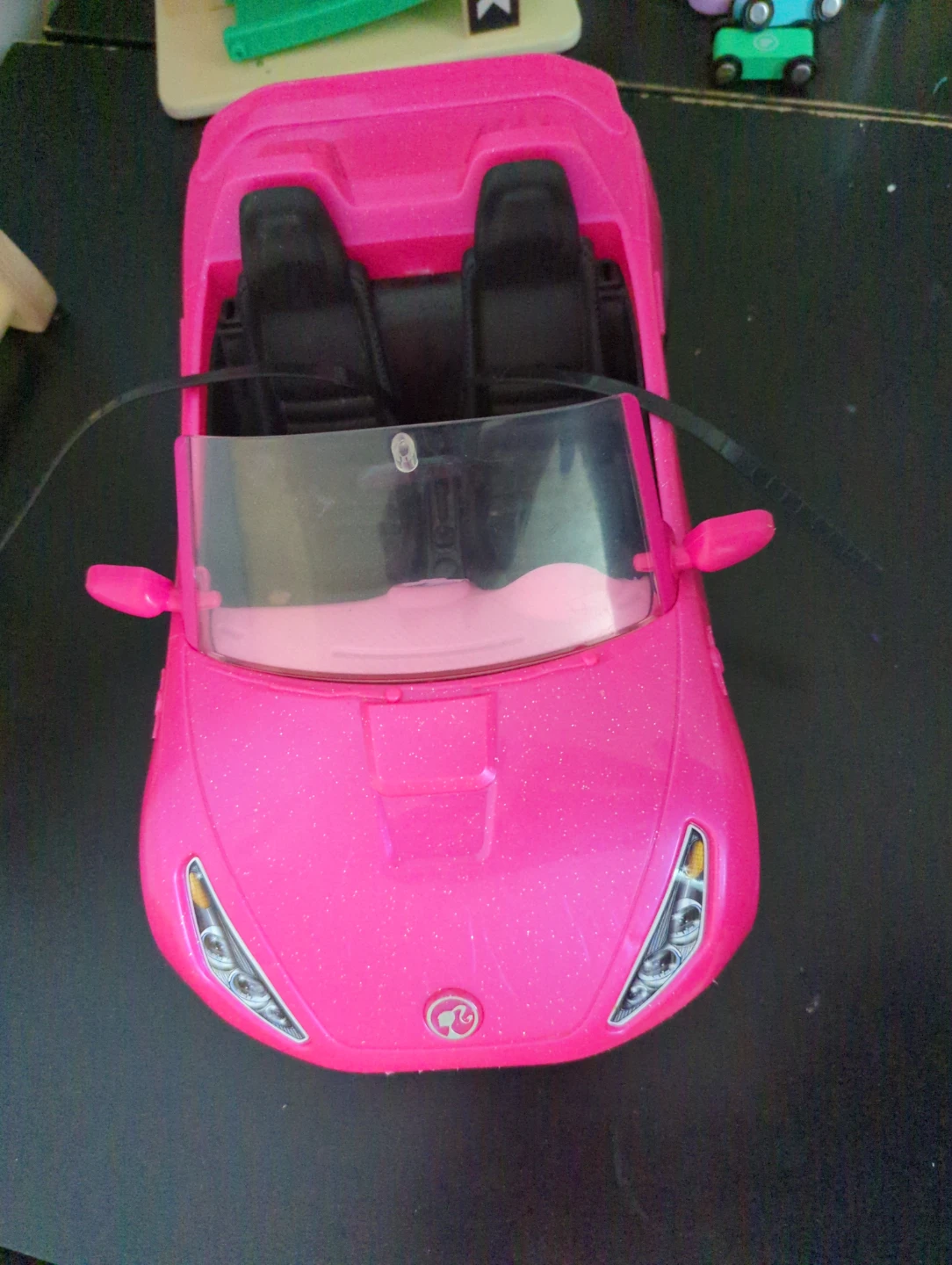 Barbie Pink Convertible Toy Car - photo 2