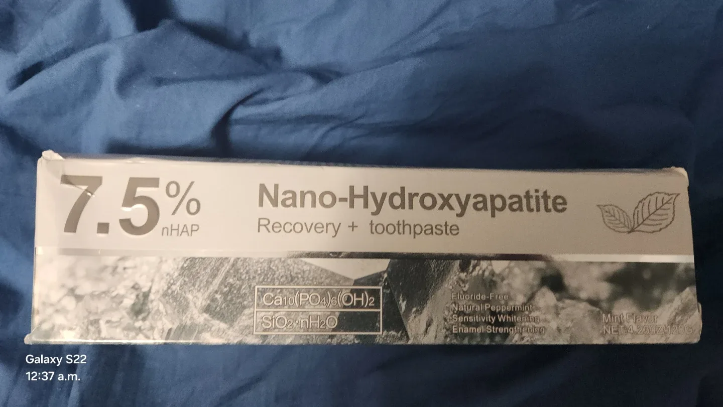 Nano-Hydroxyapatite Recovery Toothpaste - New!