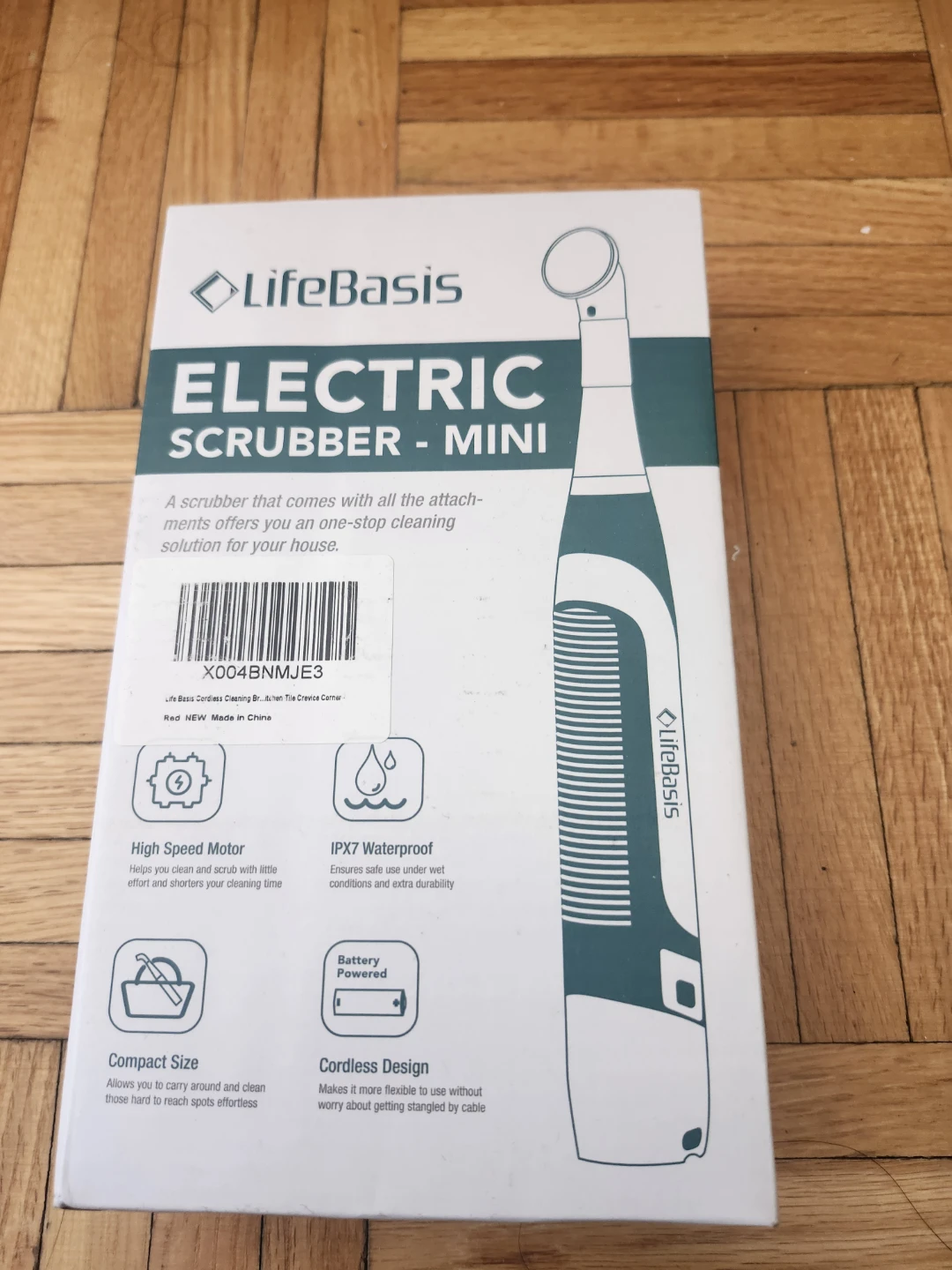 LifeBasis Electric Scrubber - Mini, New in Box