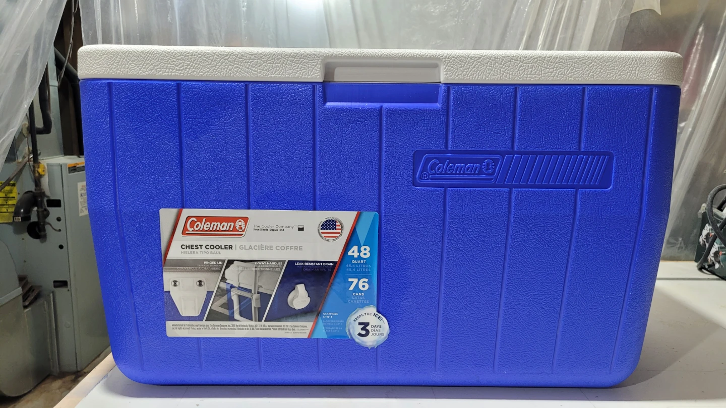 Coleman 48 Quart Chest Cooler - Blue