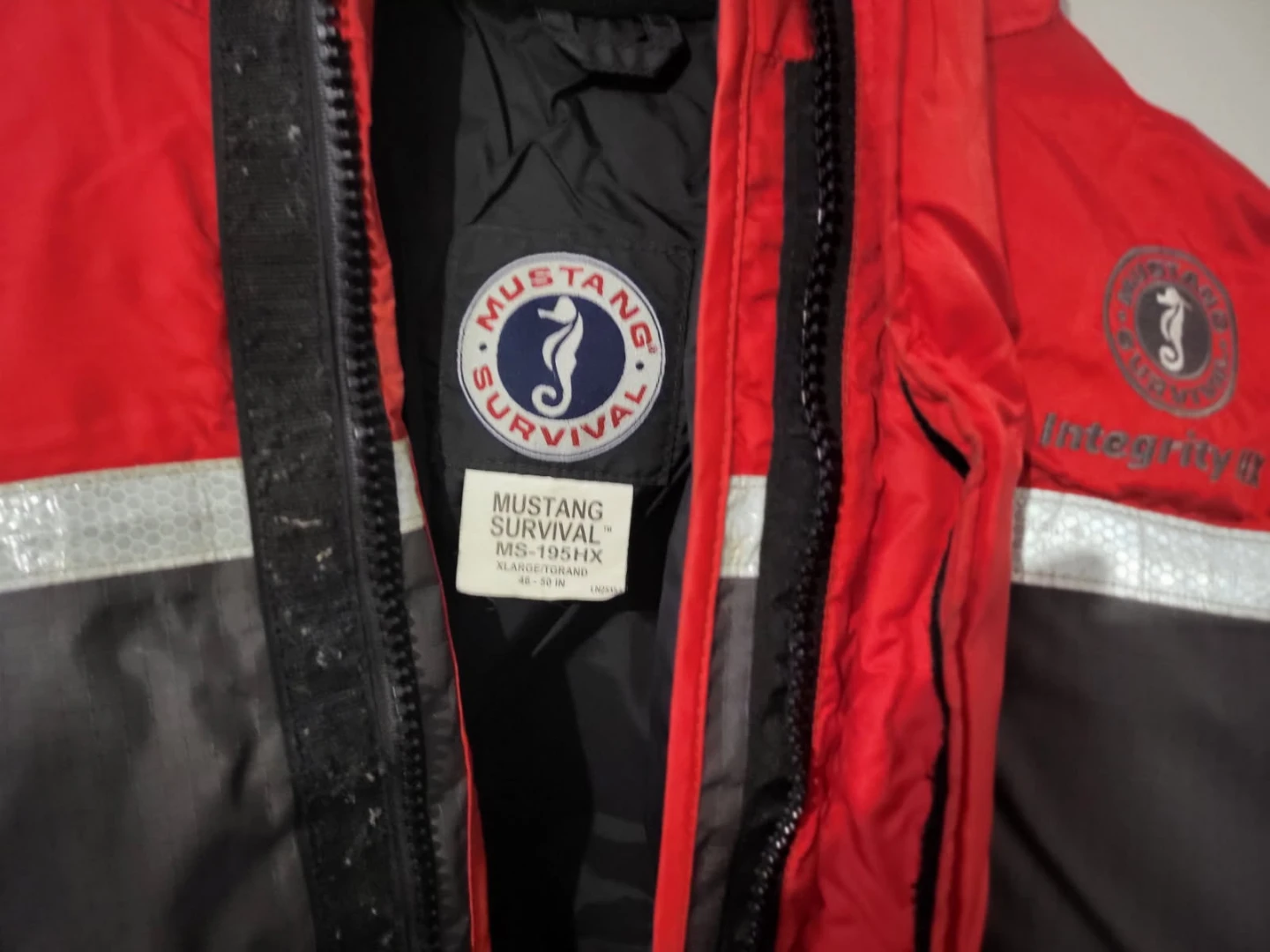 Mustang Survival Suit - Red/Gray MS-195HX - photo 2