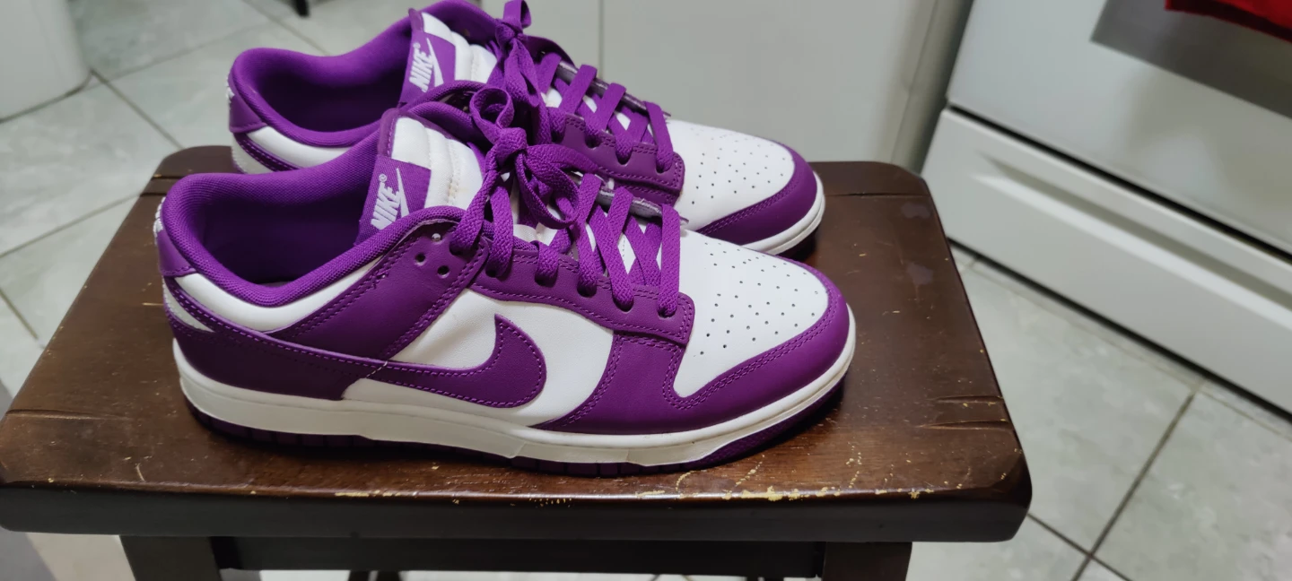 Nike Dunk Low White Purple Shoes