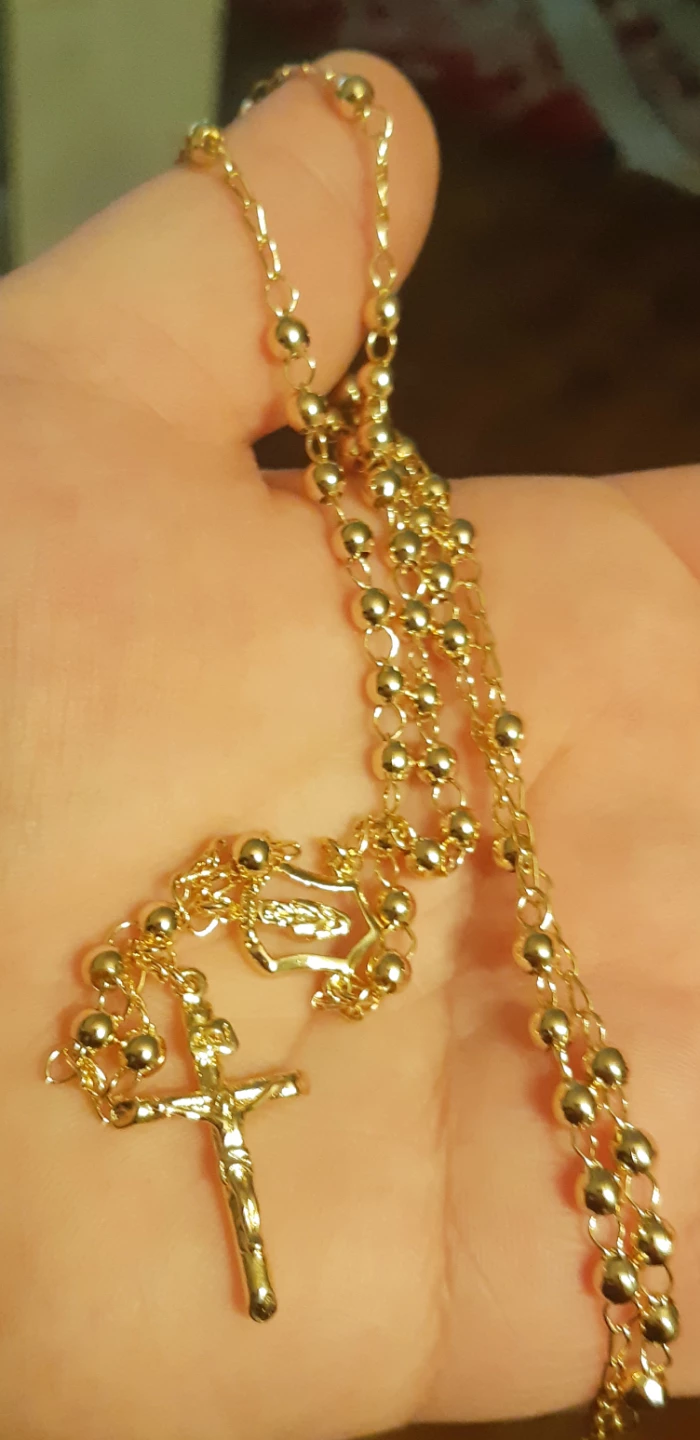 Gold Plated Rosary - photo 2