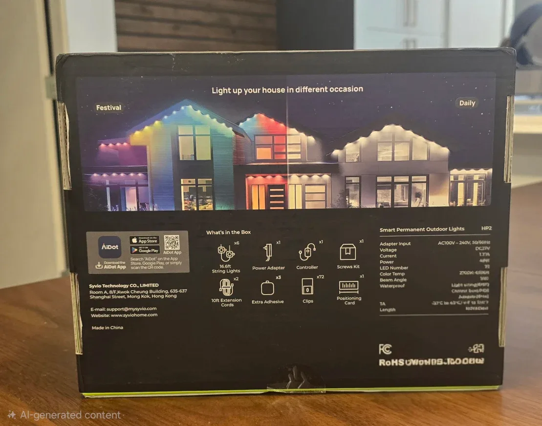 New Syvio Smart Permanent Outdoor Lights HP2 image indicator(2)