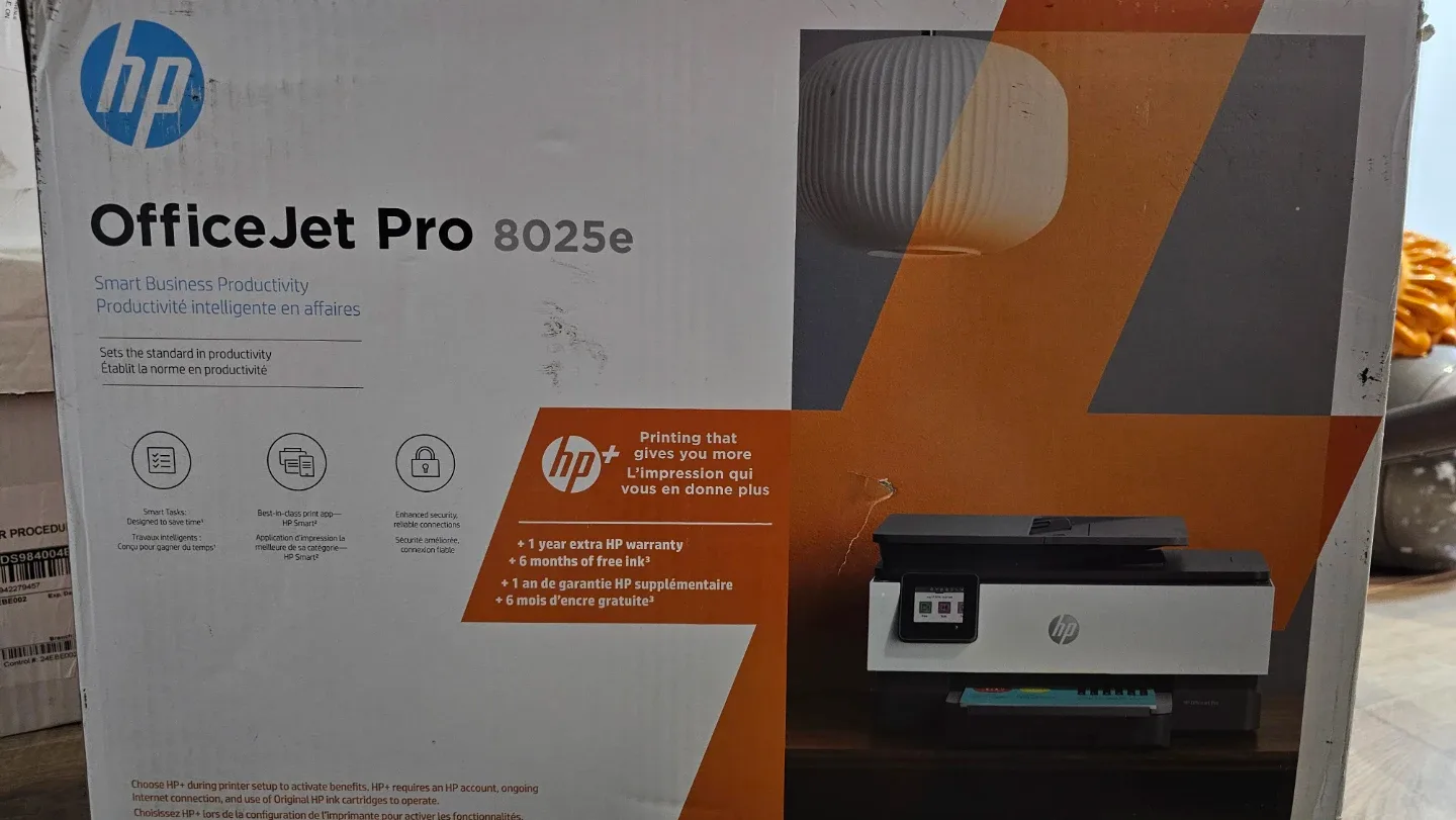 HP OfficeJet Pro 8025e Printer needs new ink