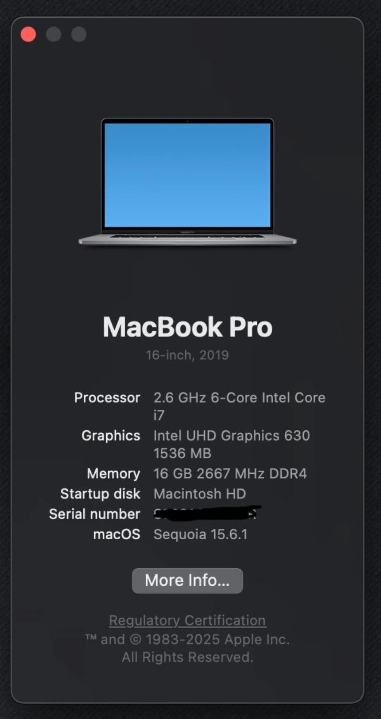 Apple Macbook Pro 16-inch, 2019 - photo 2