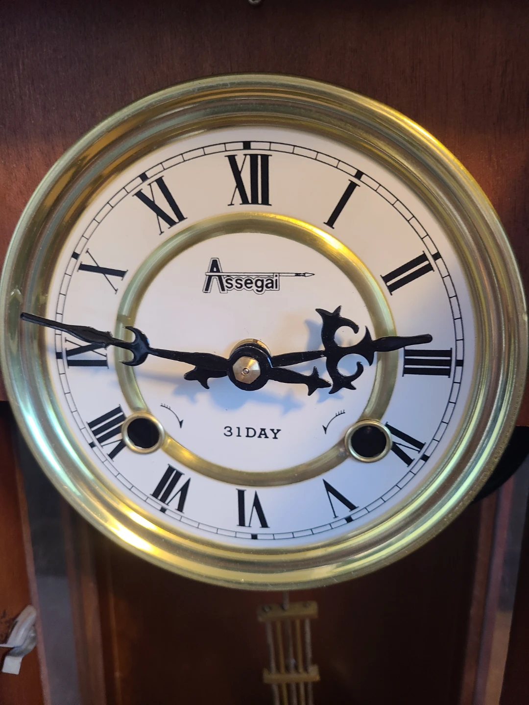 Assegai 31 Day Pendulum Wall Clock - photo 3