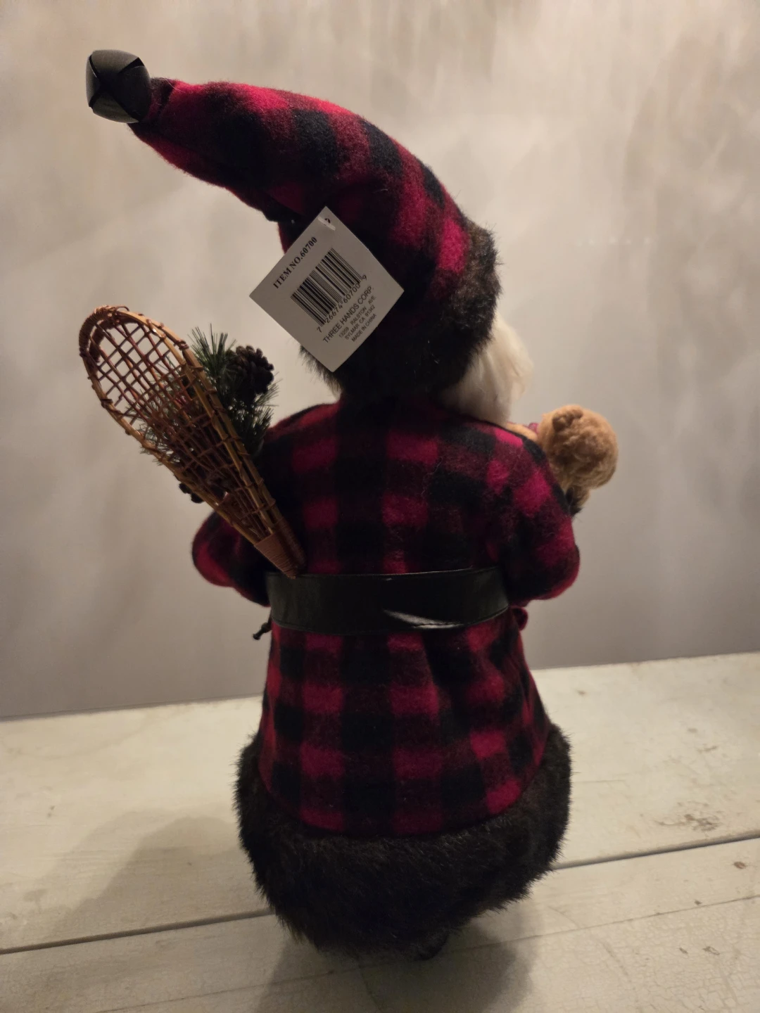 Santa Claus Figurine with Teddy Bear - photo 5
