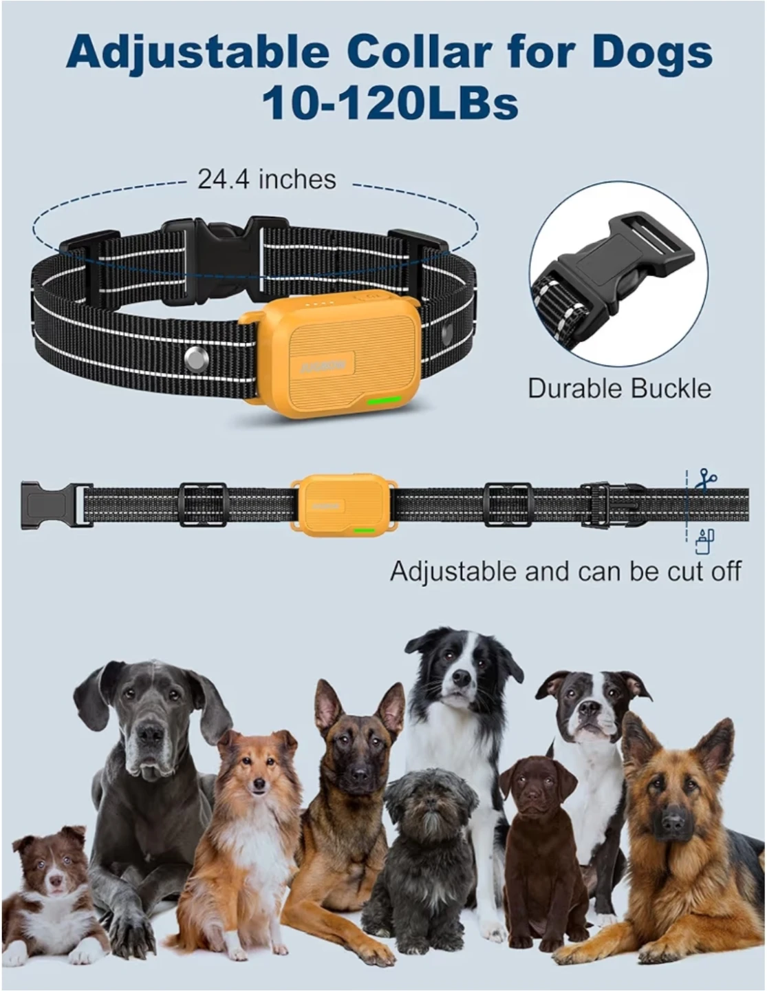 JUGBOW Dog Training Collar with Remote - Yellow - photo 4