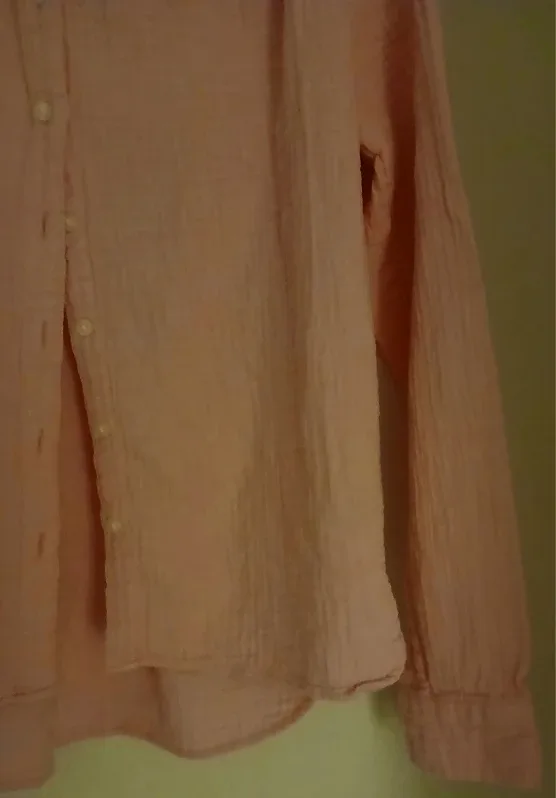 GAP Pink Cotton Shirt - Size M image indicator(4)