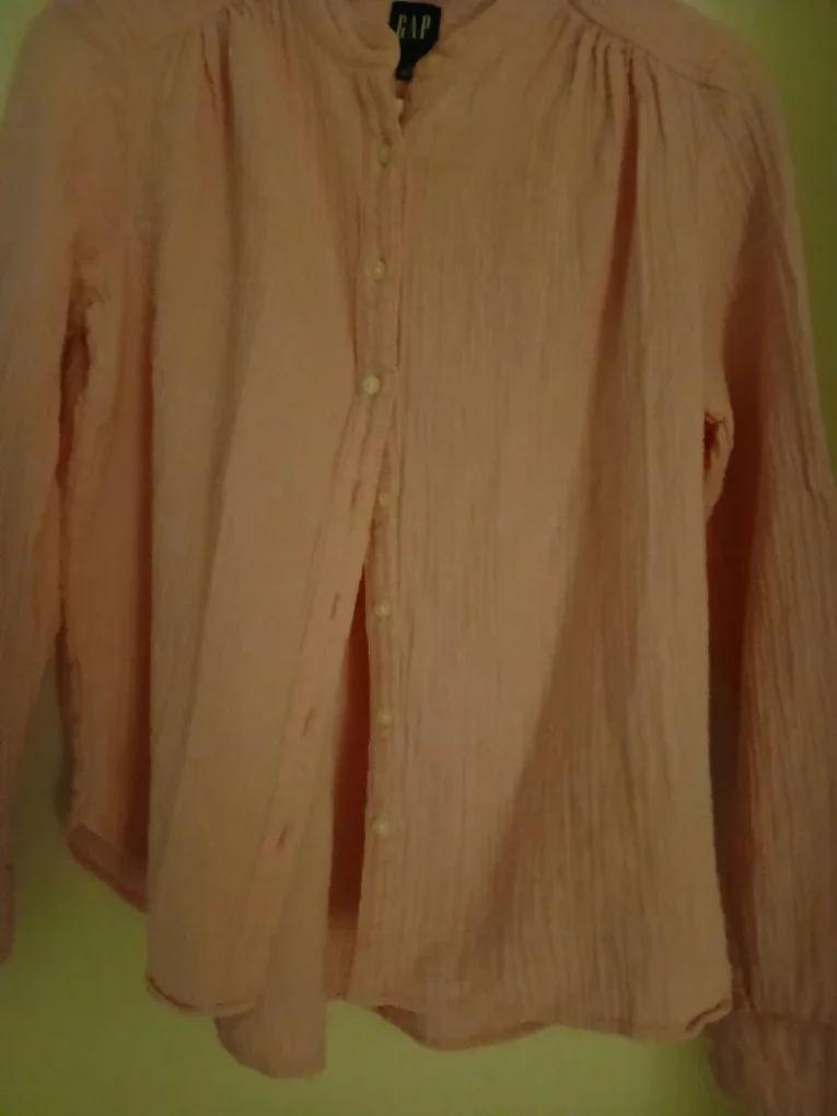 GAP Pink Cotton Shirt - Size M image indicator(5)