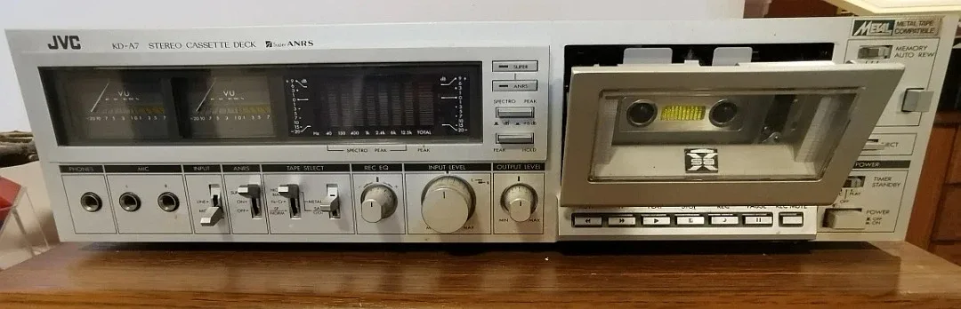 Vintage JVC KD-A7 Single Cassette Deck image indicator(7)