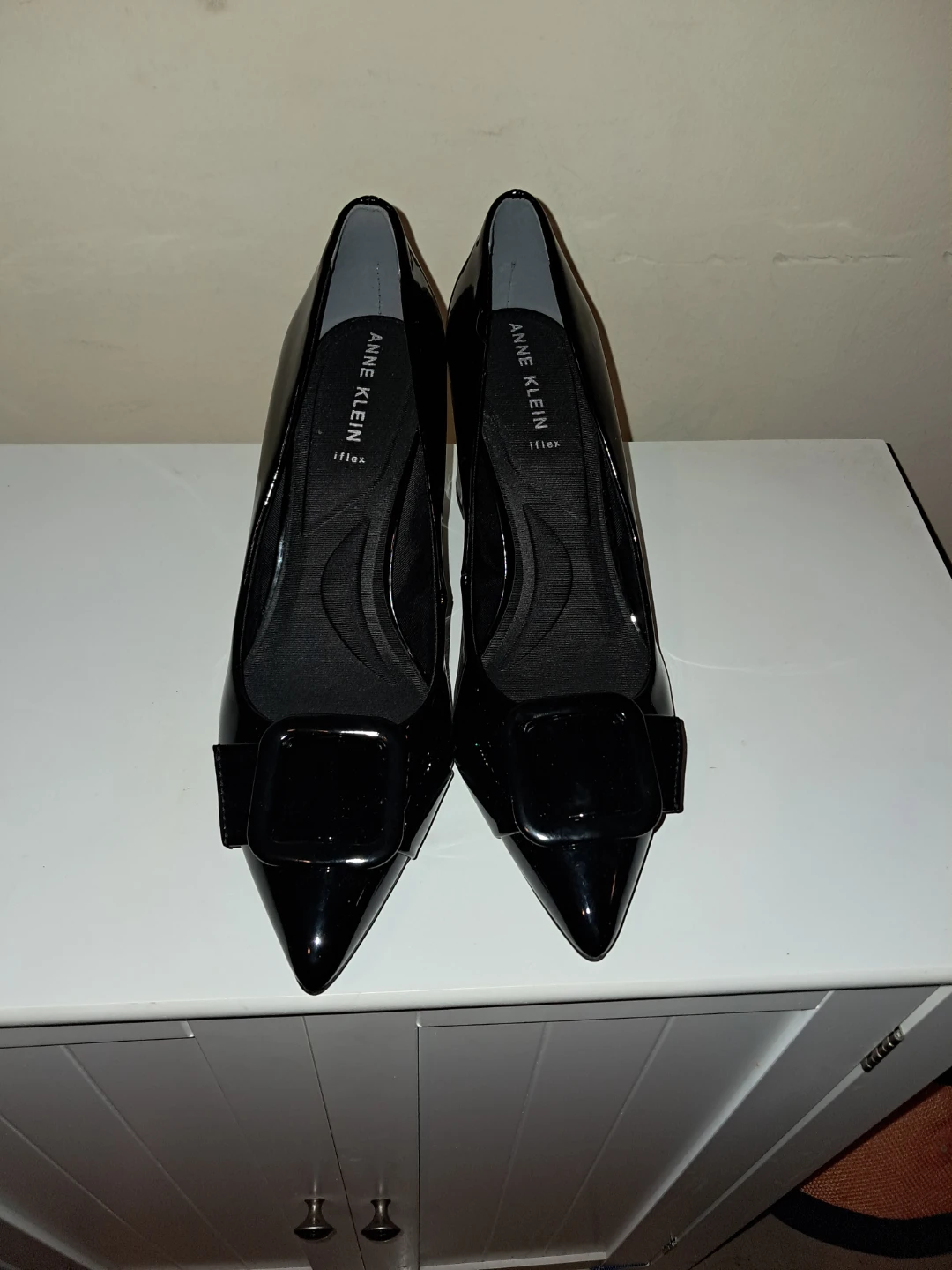 Anne Klein Black Patent Leather Heels - photo 4