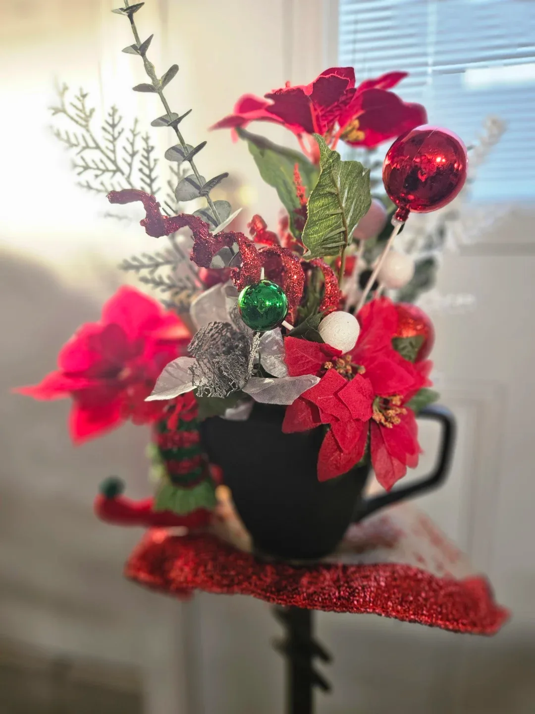 Festive Holiday Floral Arrangement