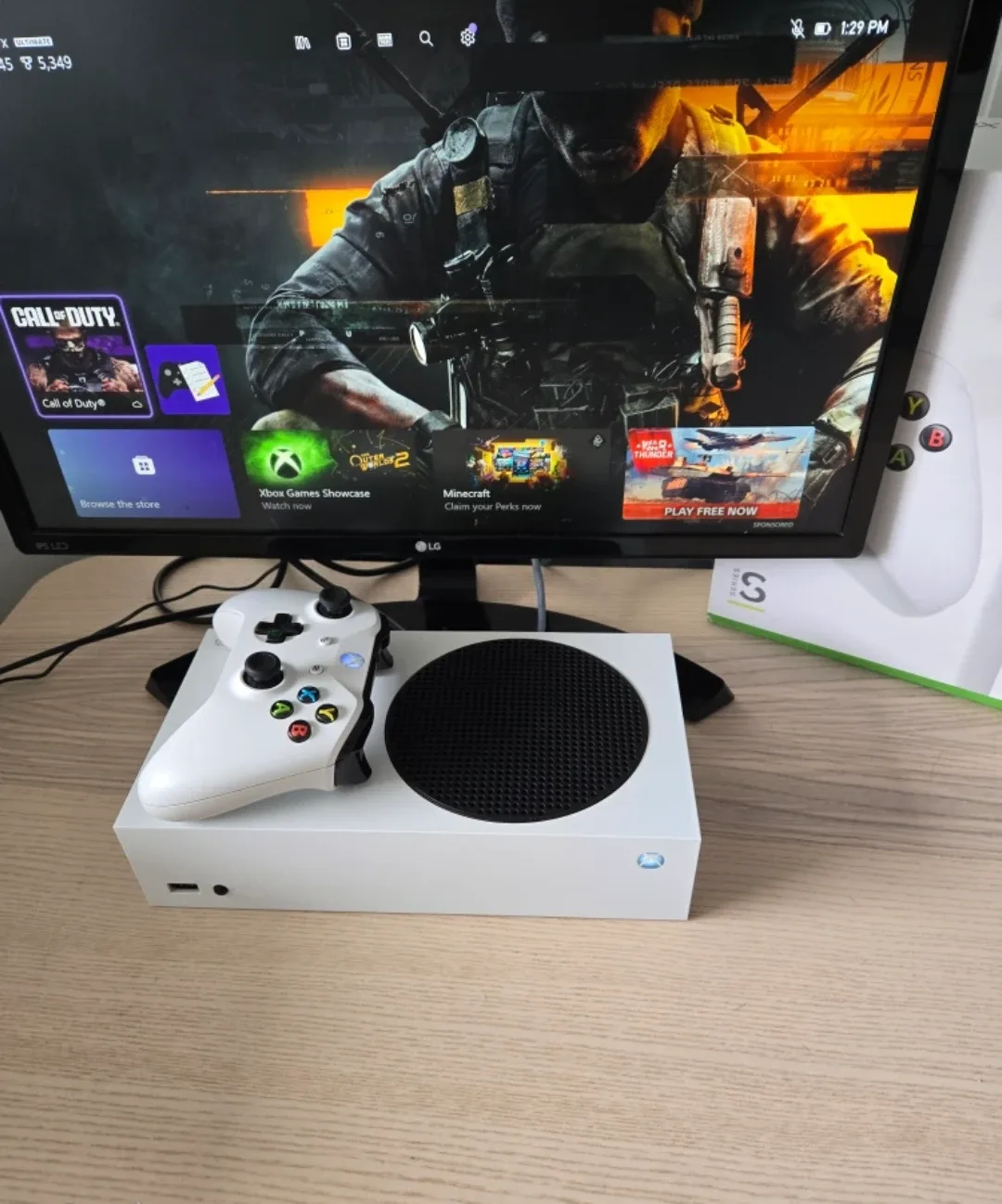 Xbox Series S. Cables, controller. console. Digital