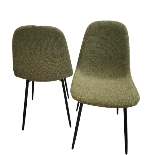 Green Dining Chairs - Set of 2