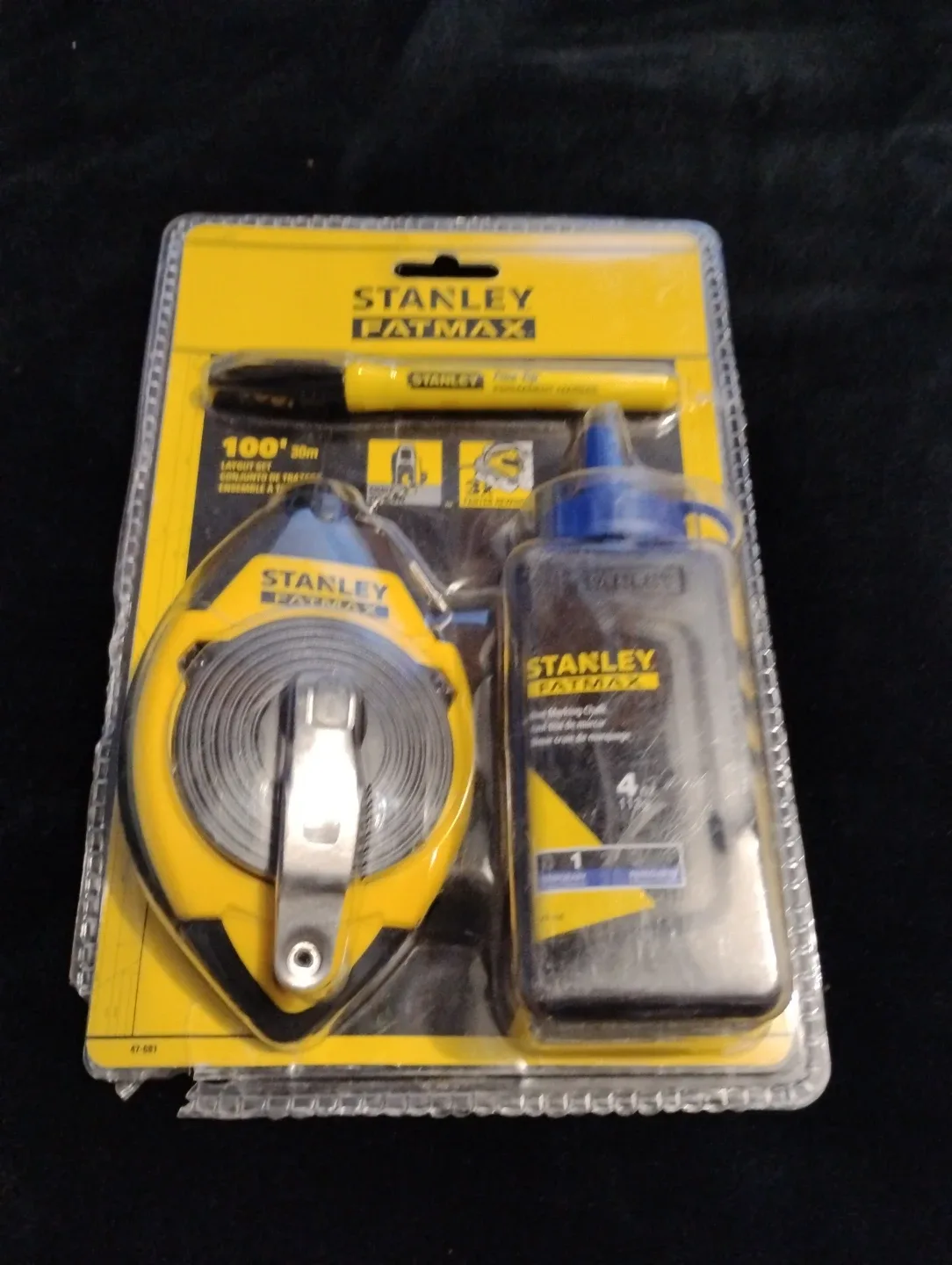 Stanley Fatmax Chalk Line Reel Kit - New