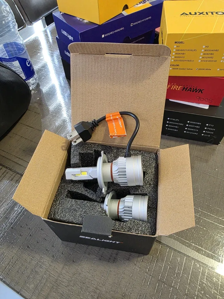 SEALIGHT X3S 9003/H4 100W LED Headlight Bulbs image indicator(7)