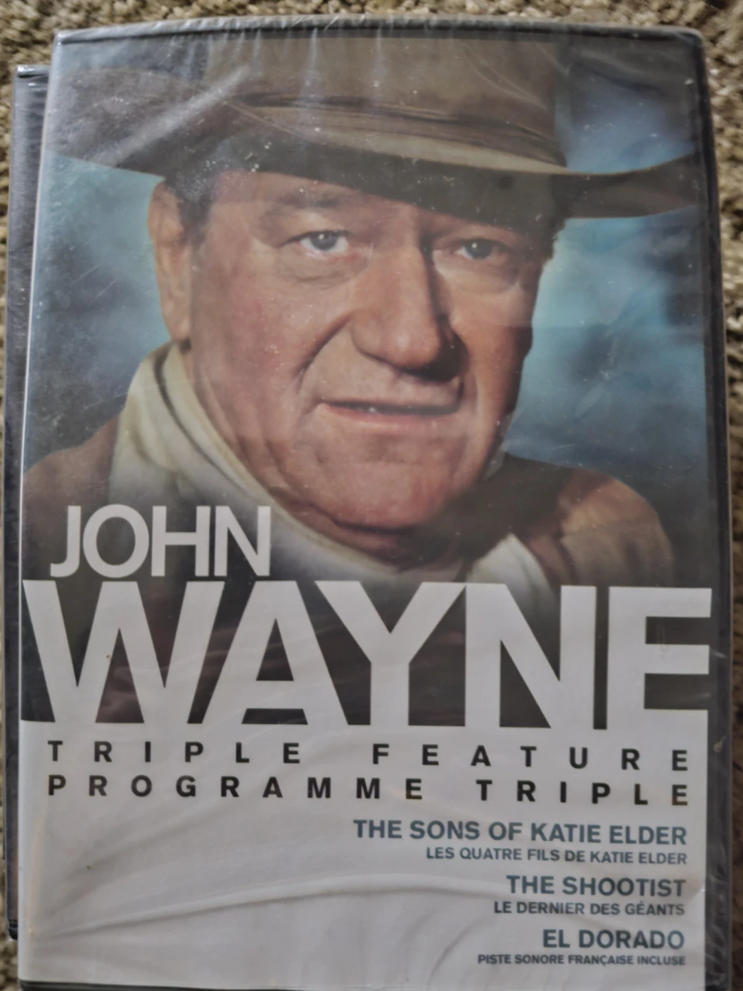 John Wayne 3 pack dvds new