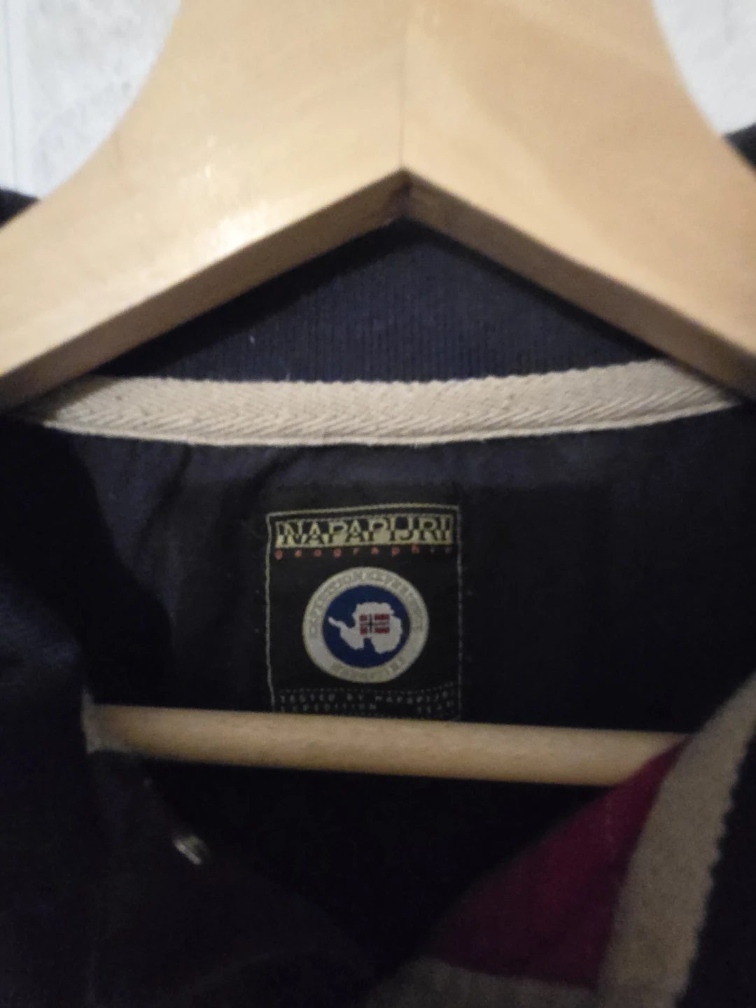 Napapijri Geographic Long Sleeve Polo Shirt size M- L - photo 5
