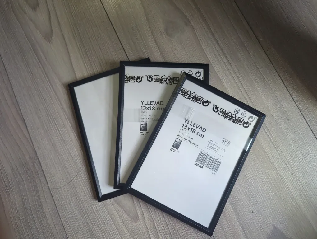 IKEA YLLEVAD 13x18 cm Picture Frames (set of 3) #cleanout