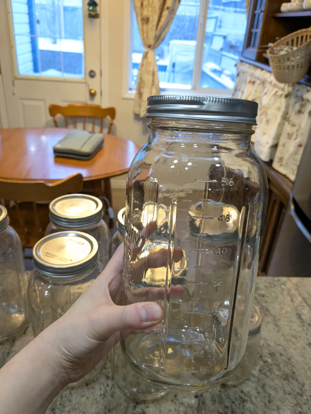 Large Bernardine Mason jars - photo 4