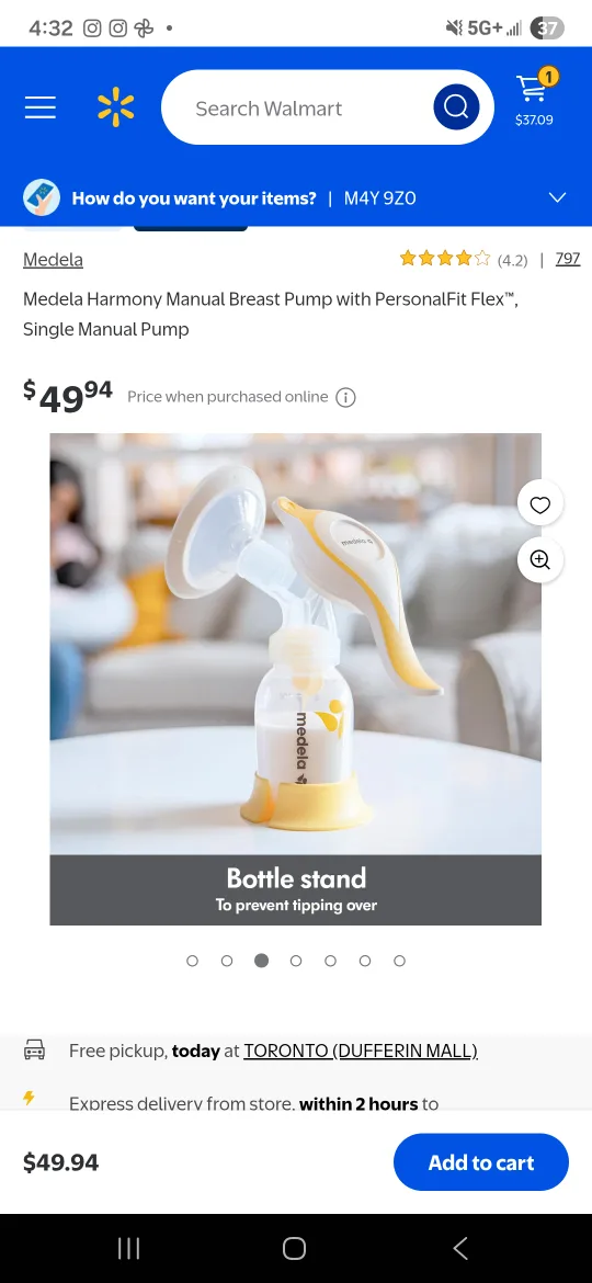 Medela Harmony Manual Breast Pump