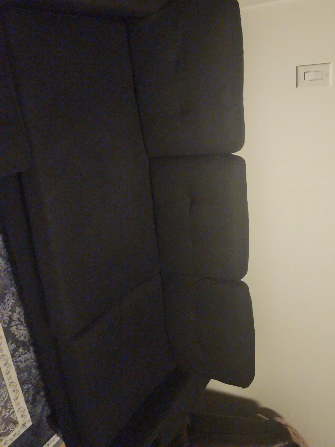 Black sectional Sofa - photo 3