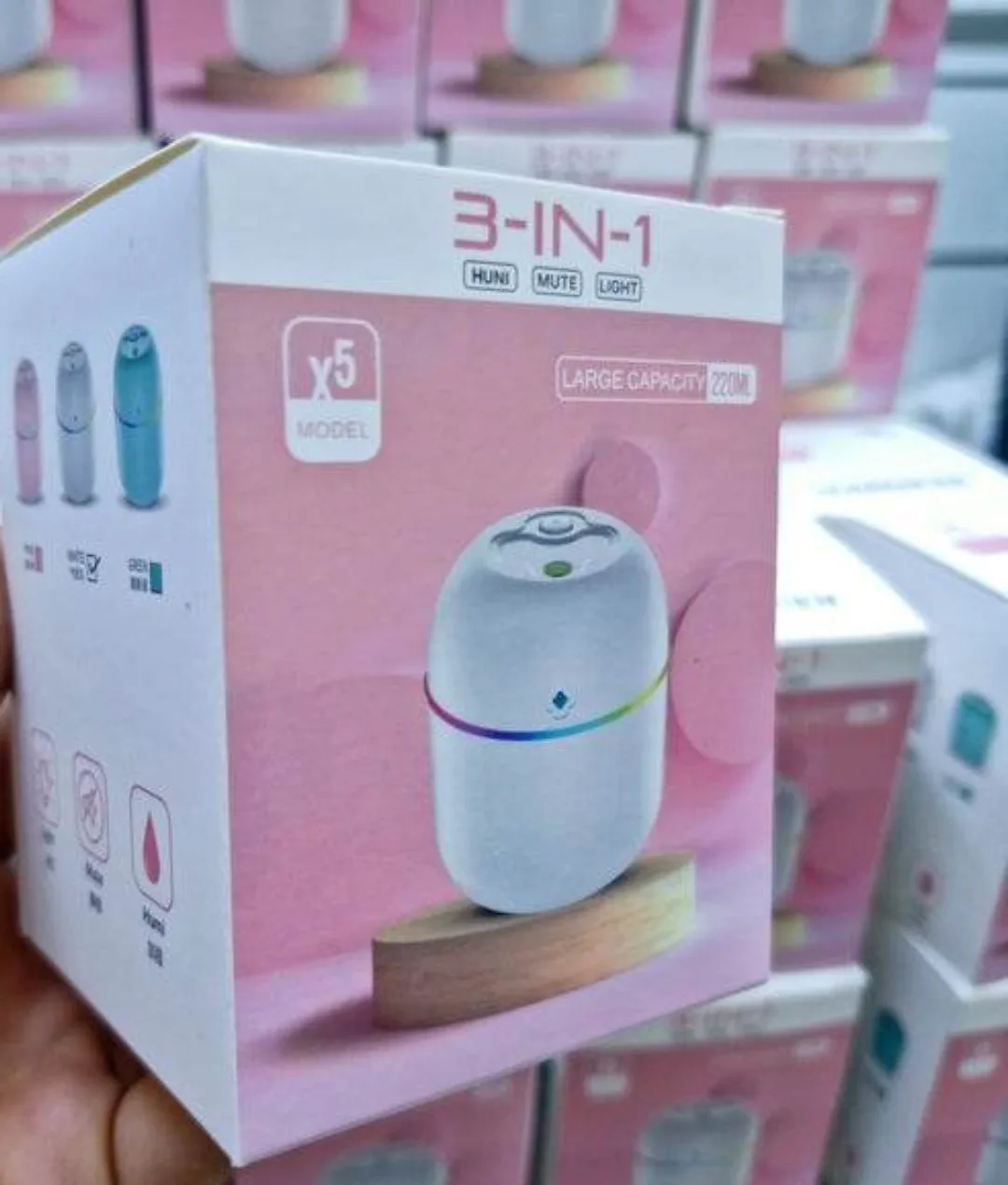 3-in-1 Huni Mute Light Humidifier