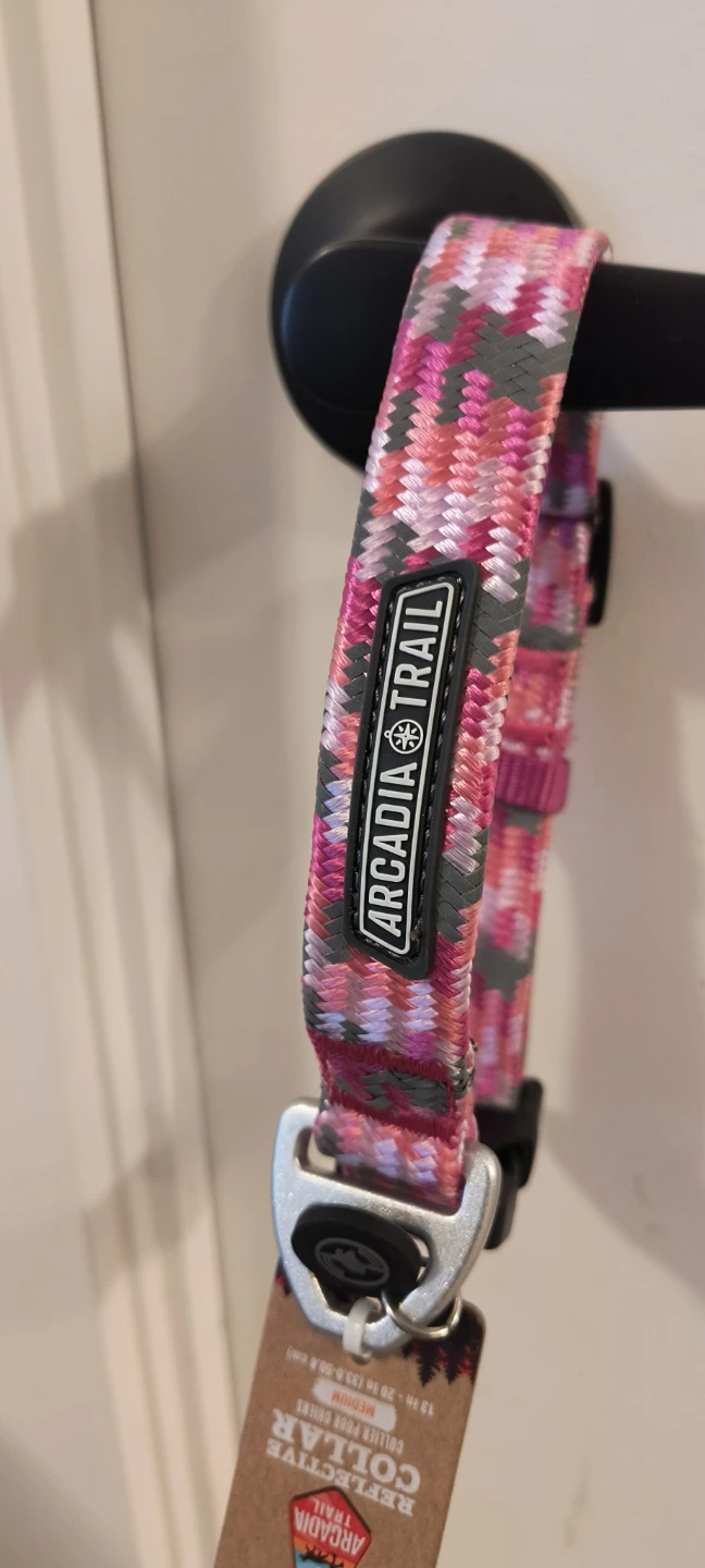 Arcadia Trail Reflective Dog Collar - Medium - NEW