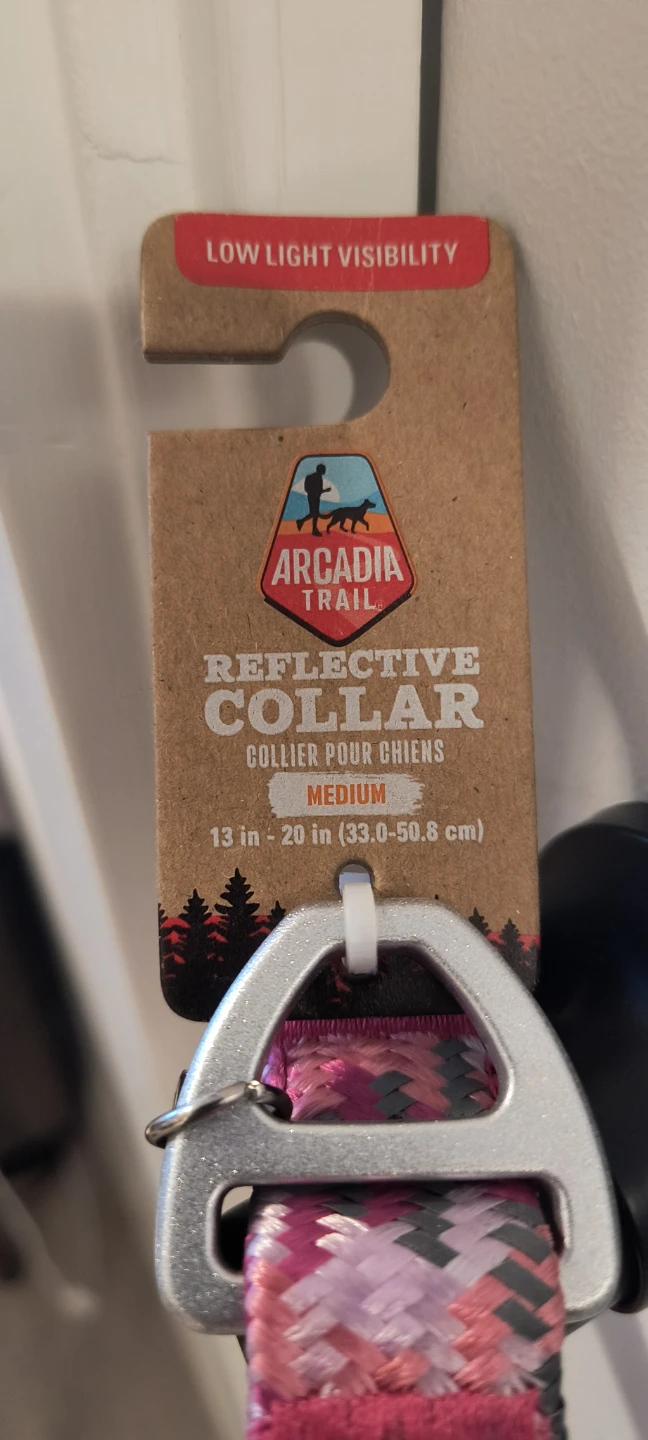 Arcadia Trail Reflective Dog Collar - Medium - NEW - photo 2