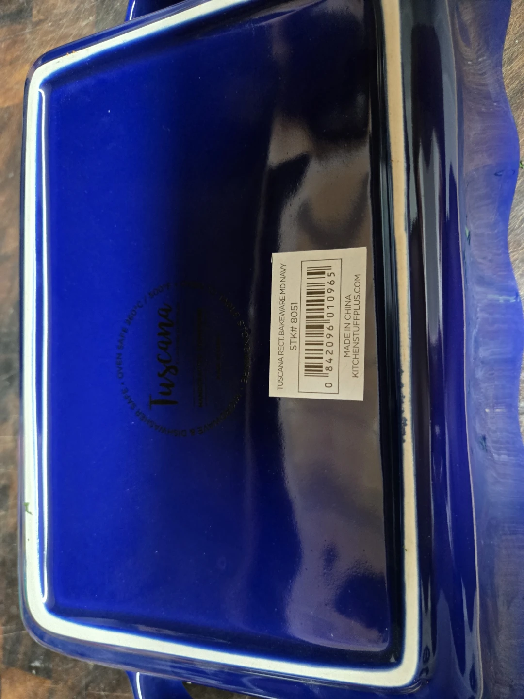 Tuscana Rectangular Bakeware Dish - Navy Blue - photo 2