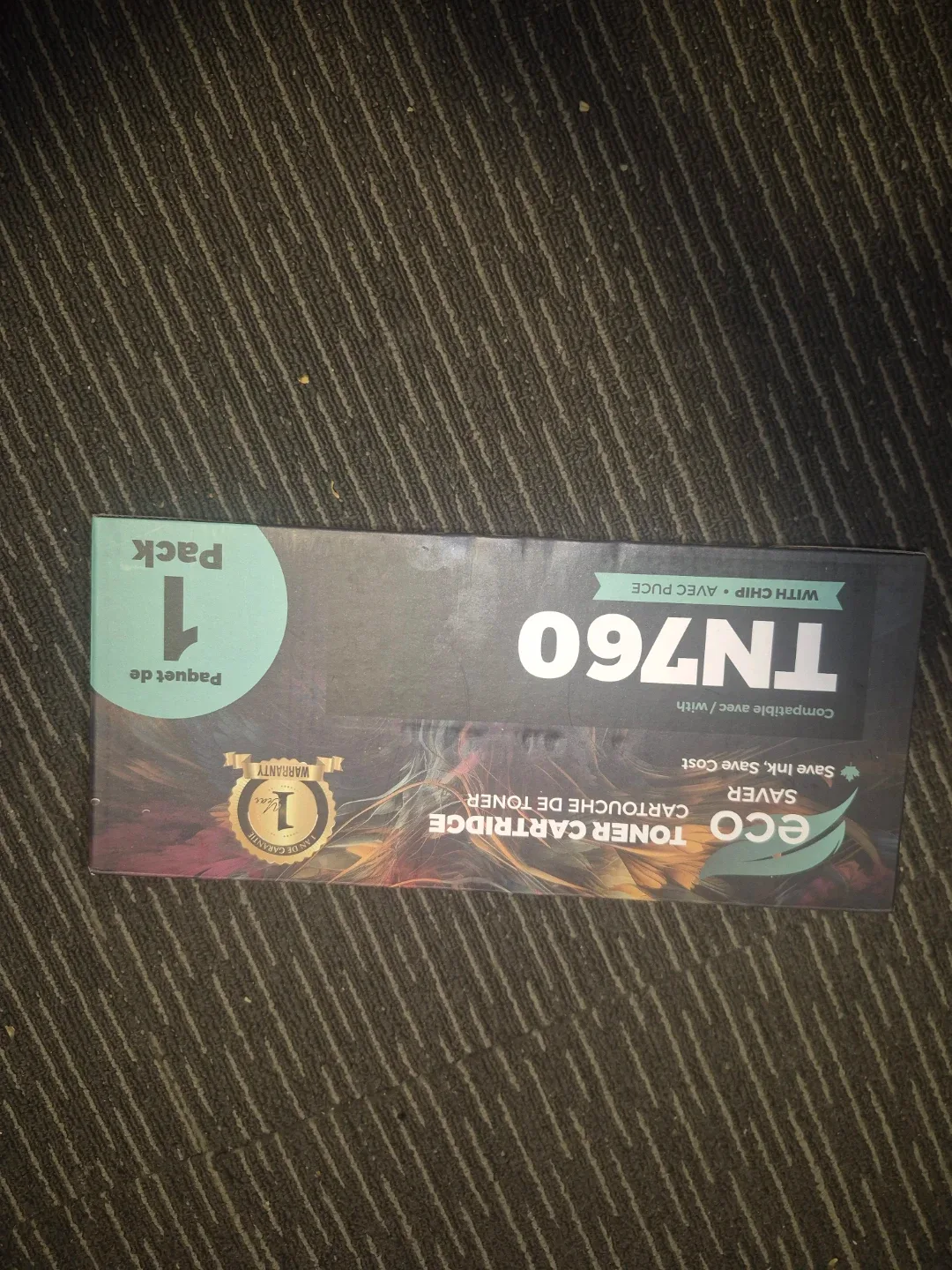 Brother TN760 Eco Toner Cartridge - New in Box