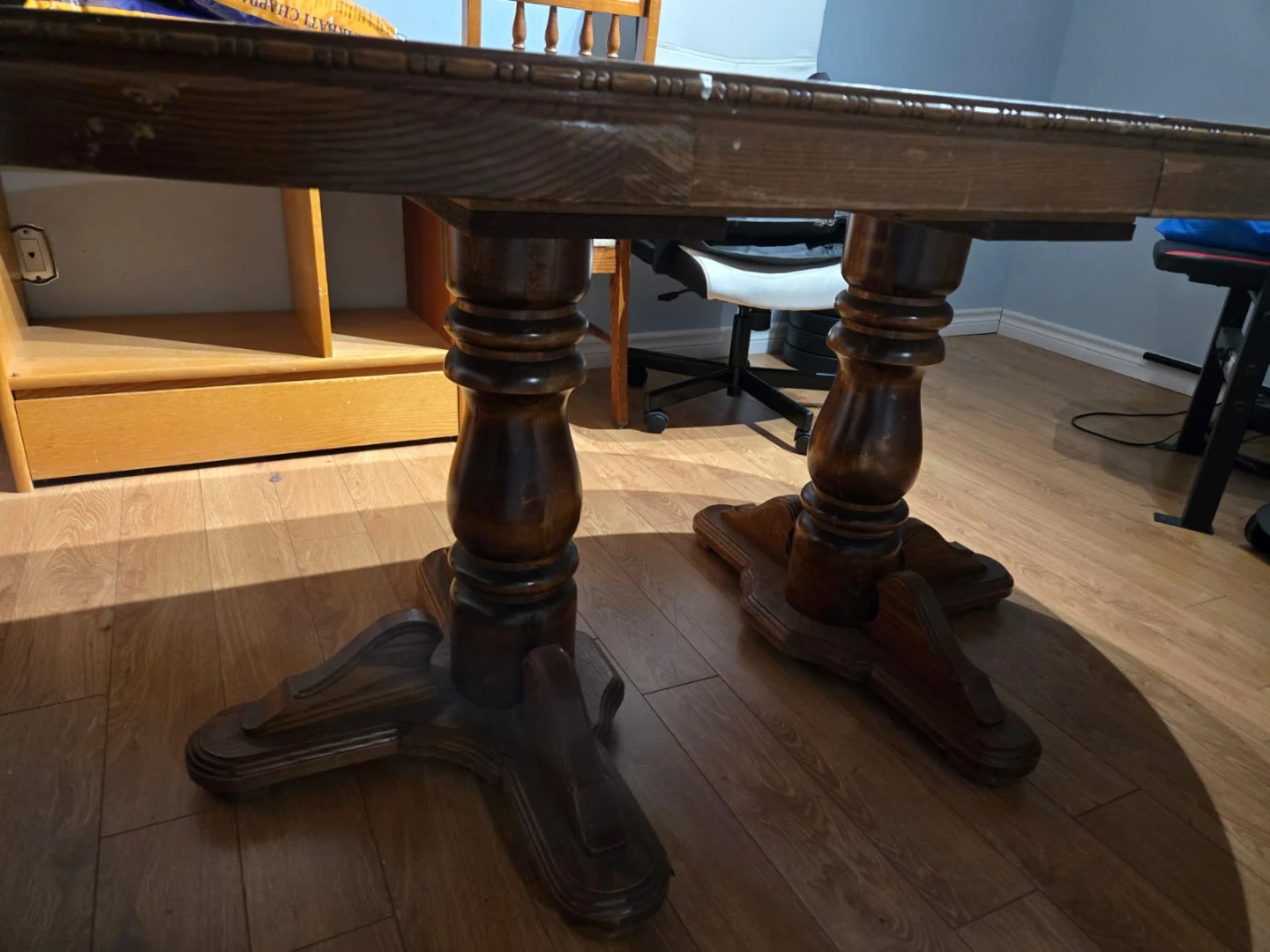 Wood Dining Table with Chair - photo 2