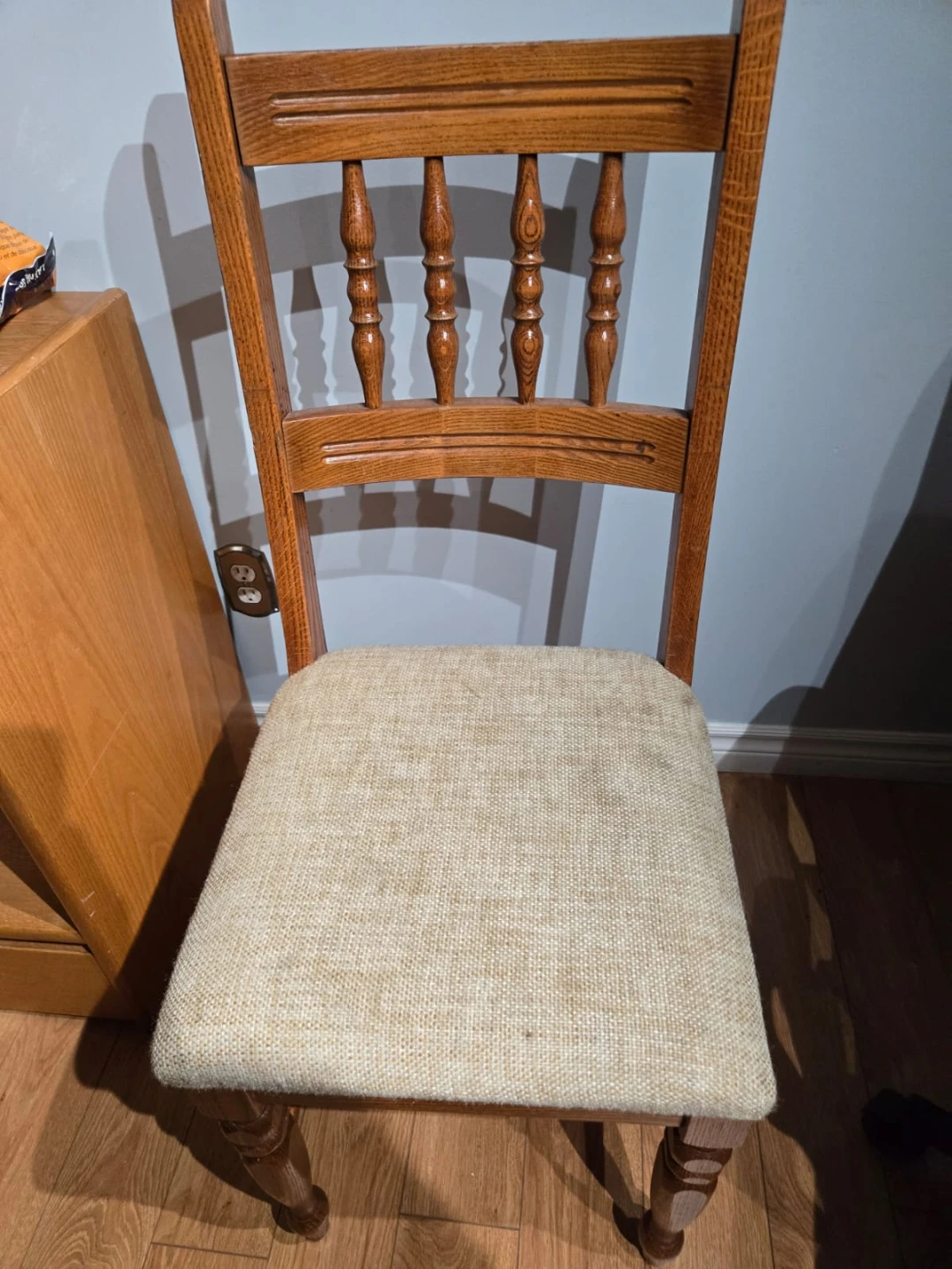 Wood Dining Table with Chair - photo 3