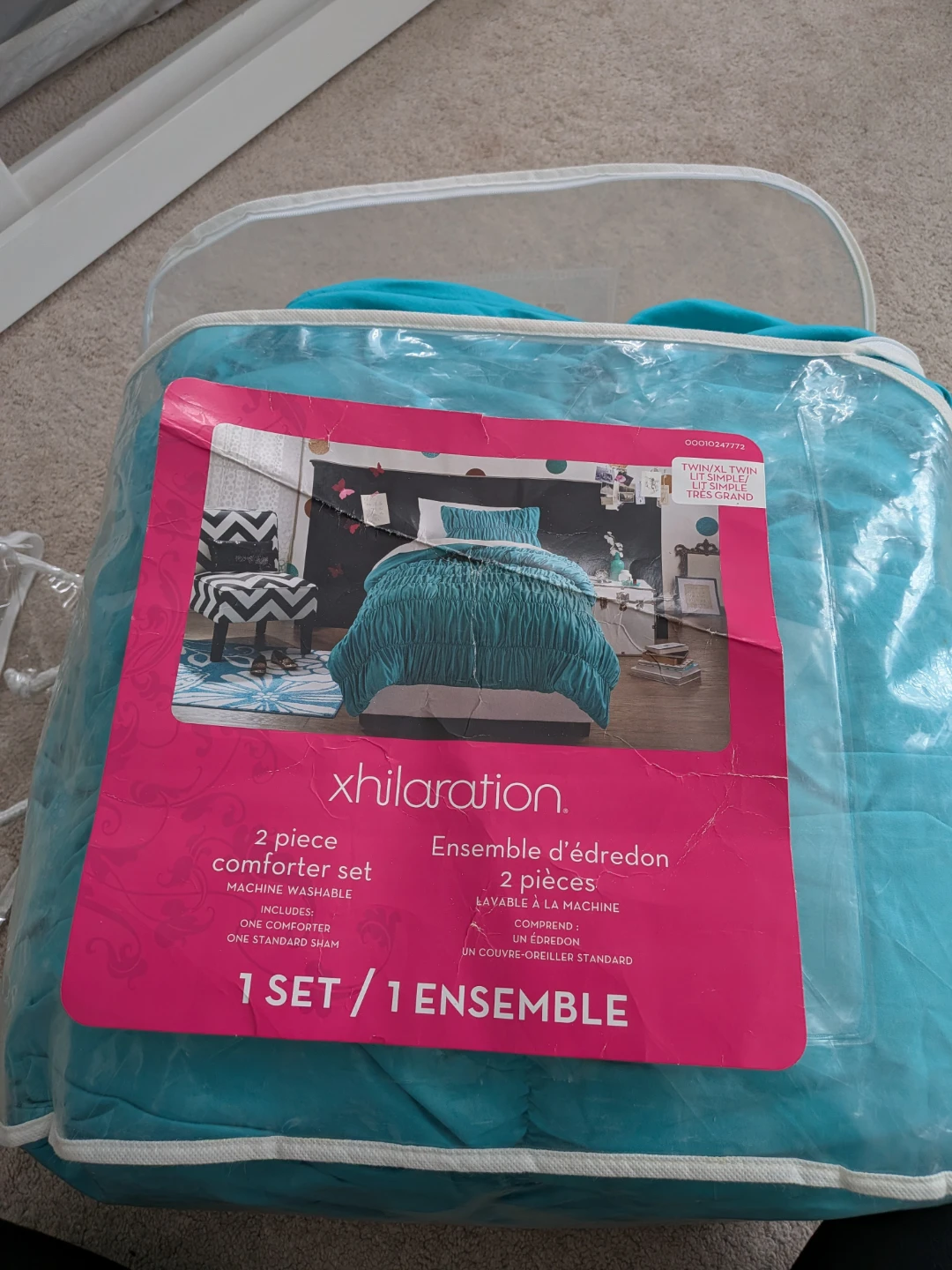 Xhilaration Twin Comforter Set - Teal - photo 3
