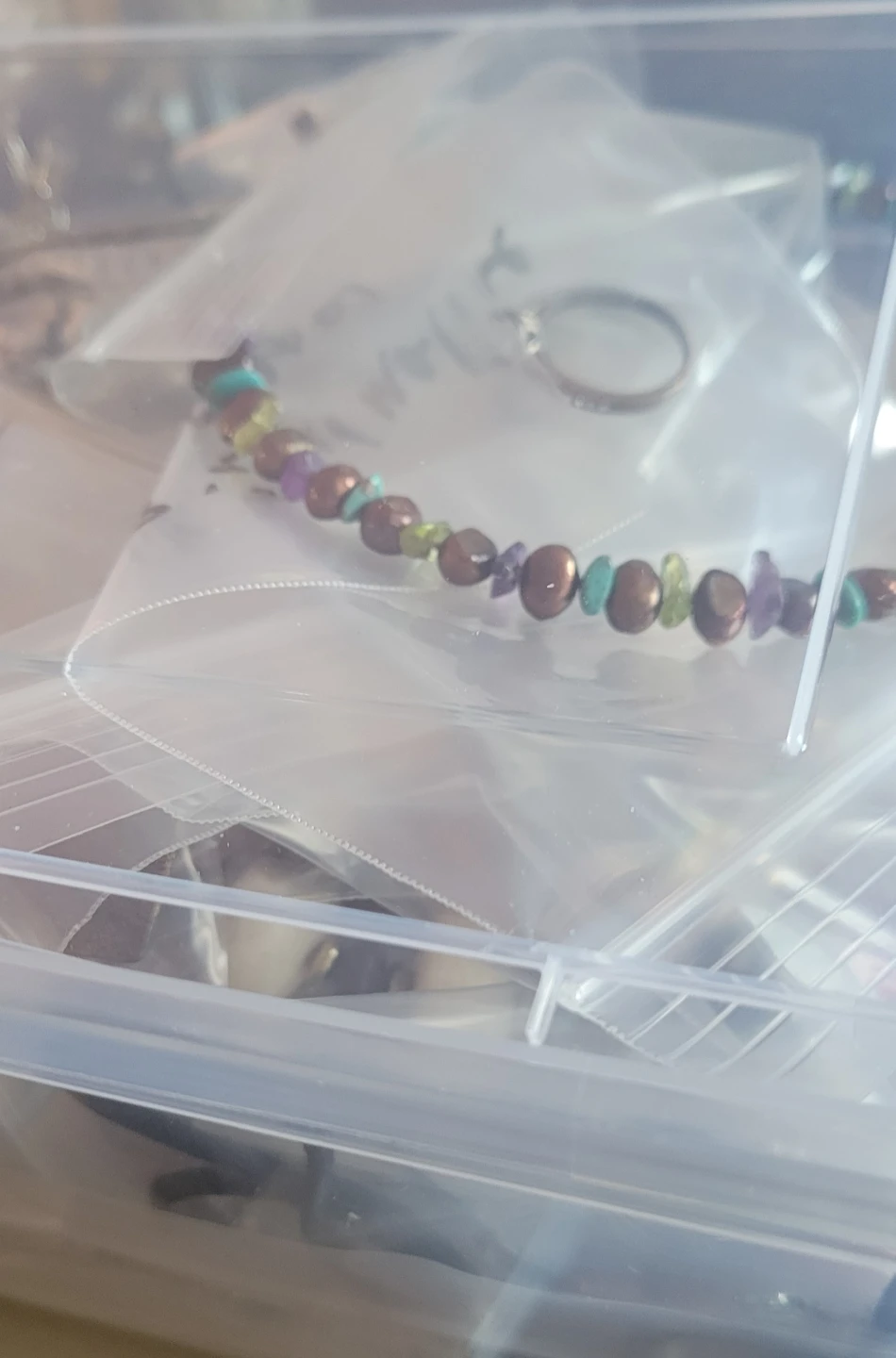 Over 5 pounds of Washed and Bagged Wearable Jewelry - photo 4