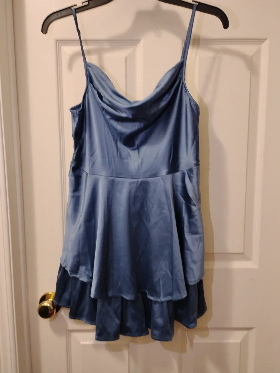 Cider Blue Mini Dress