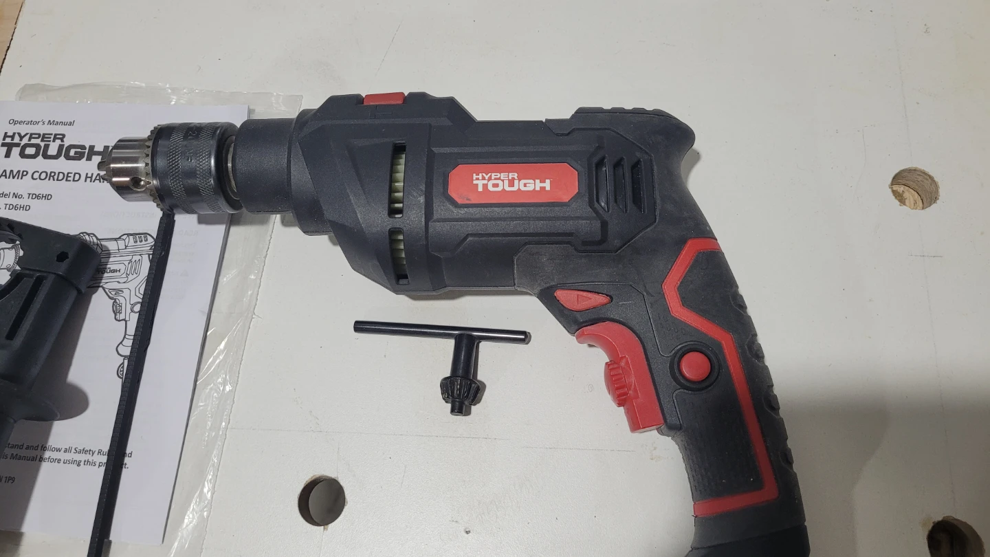 Hyper Tough 6AMP Corded Hammer Drill - Model TD6HD - photo 2